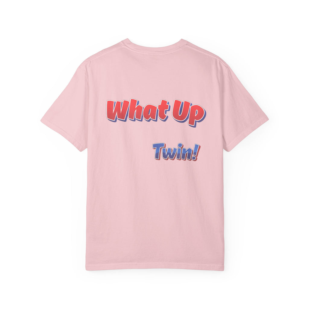 What Up Twin! Graphic T-Shirt — Cute Raccoon Character Tee