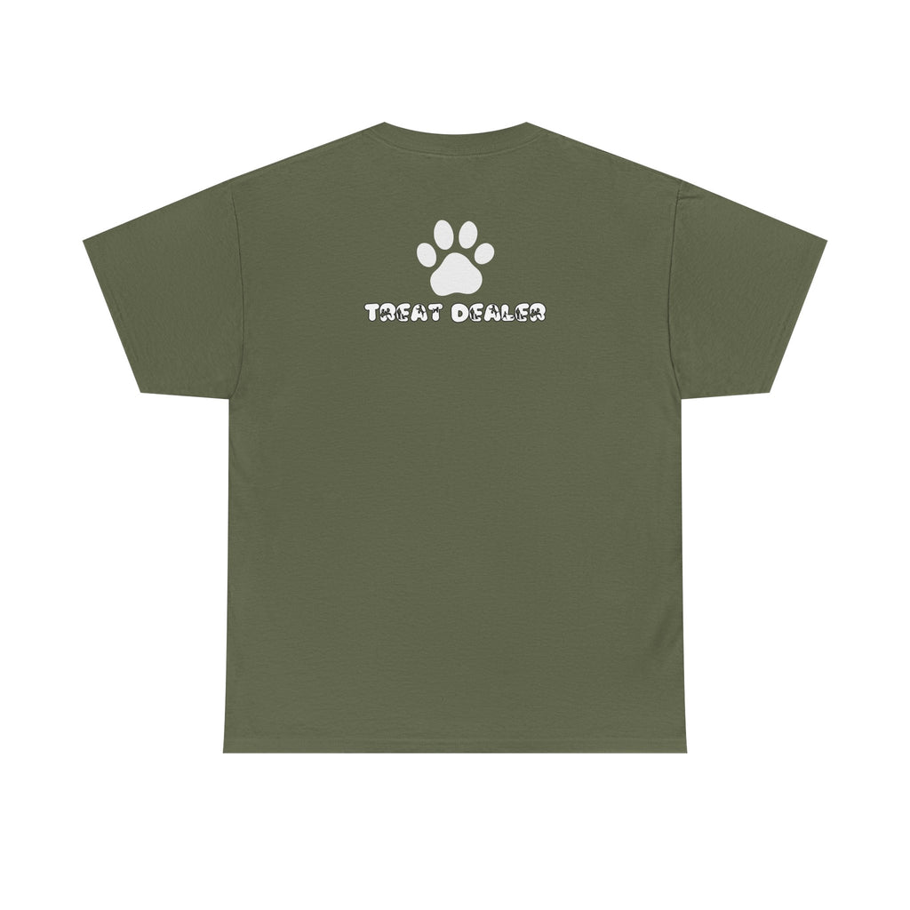 Treat Dealer T-Shirt — Funny Dog Shirt with Paw Print