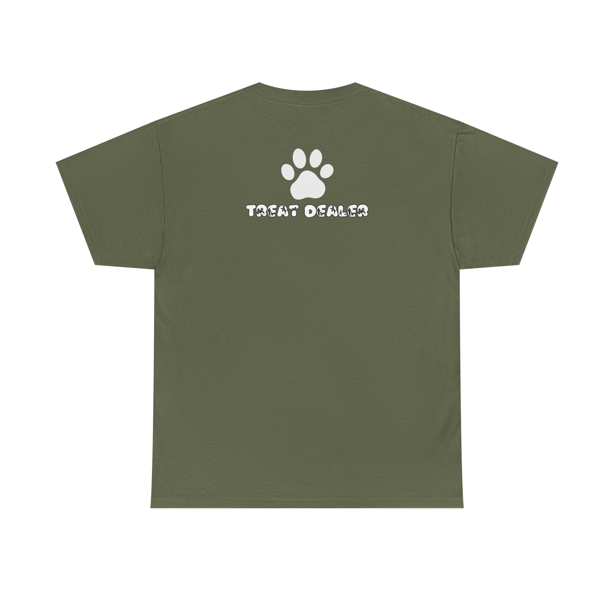 Treat Dealer T-Shirt — Funny Dog Shirt with Paw Print