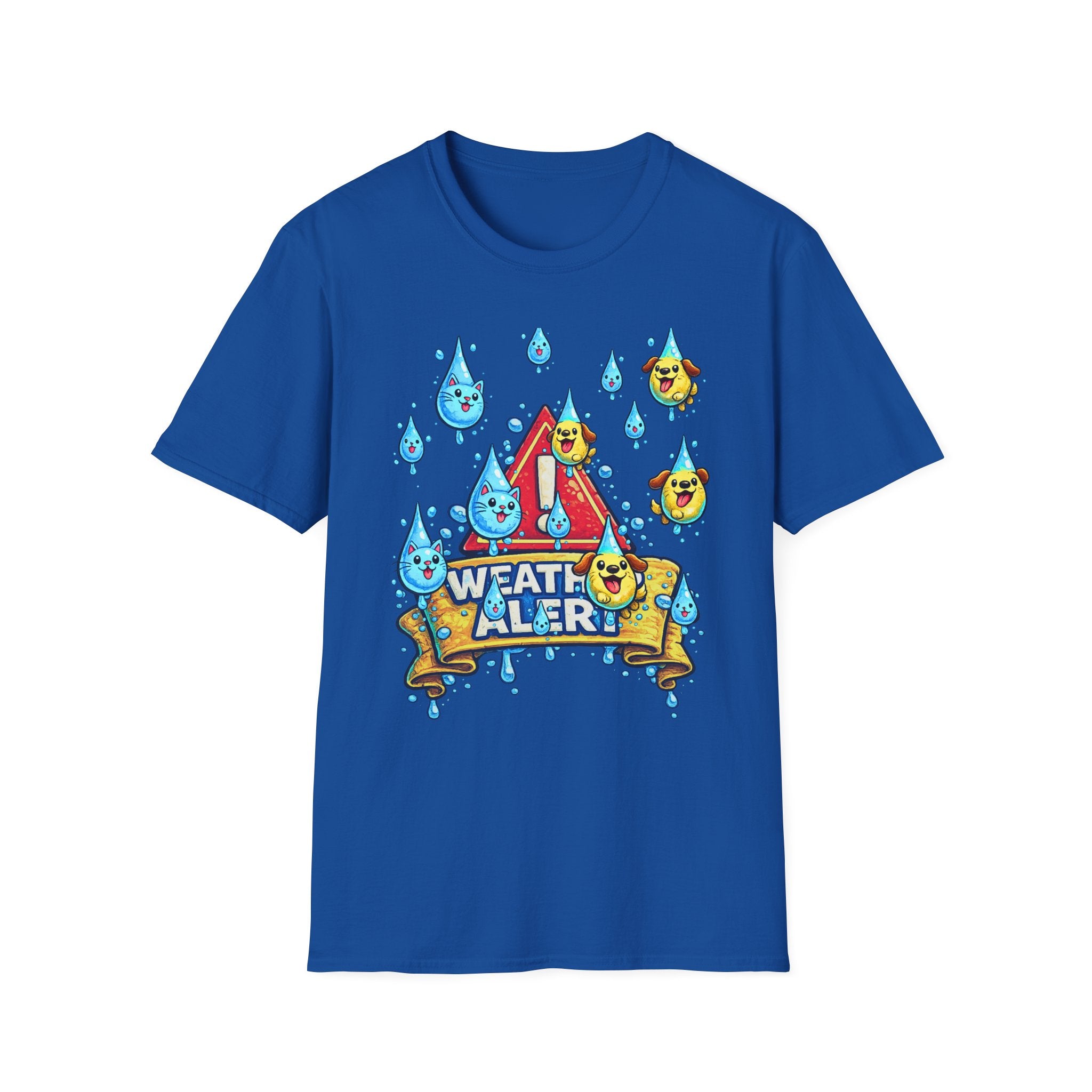 Weather Alert T-Shirt  " It's Raining Cats & Dogs"