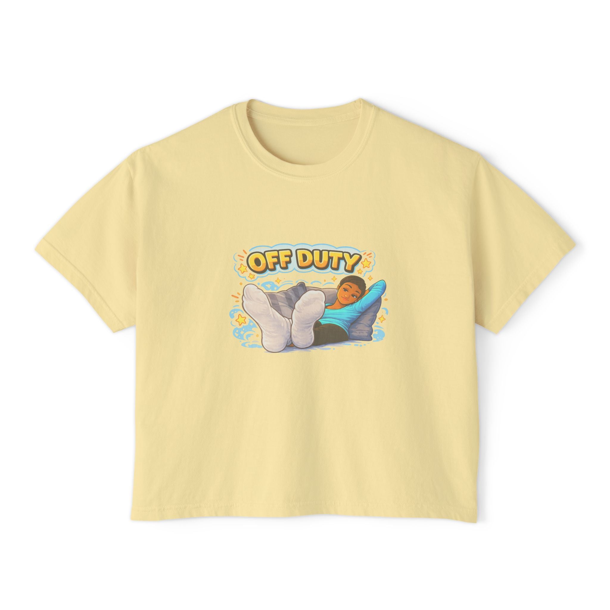 Off Duty Relaxation Tee — Women’s Boxy T-Shirt