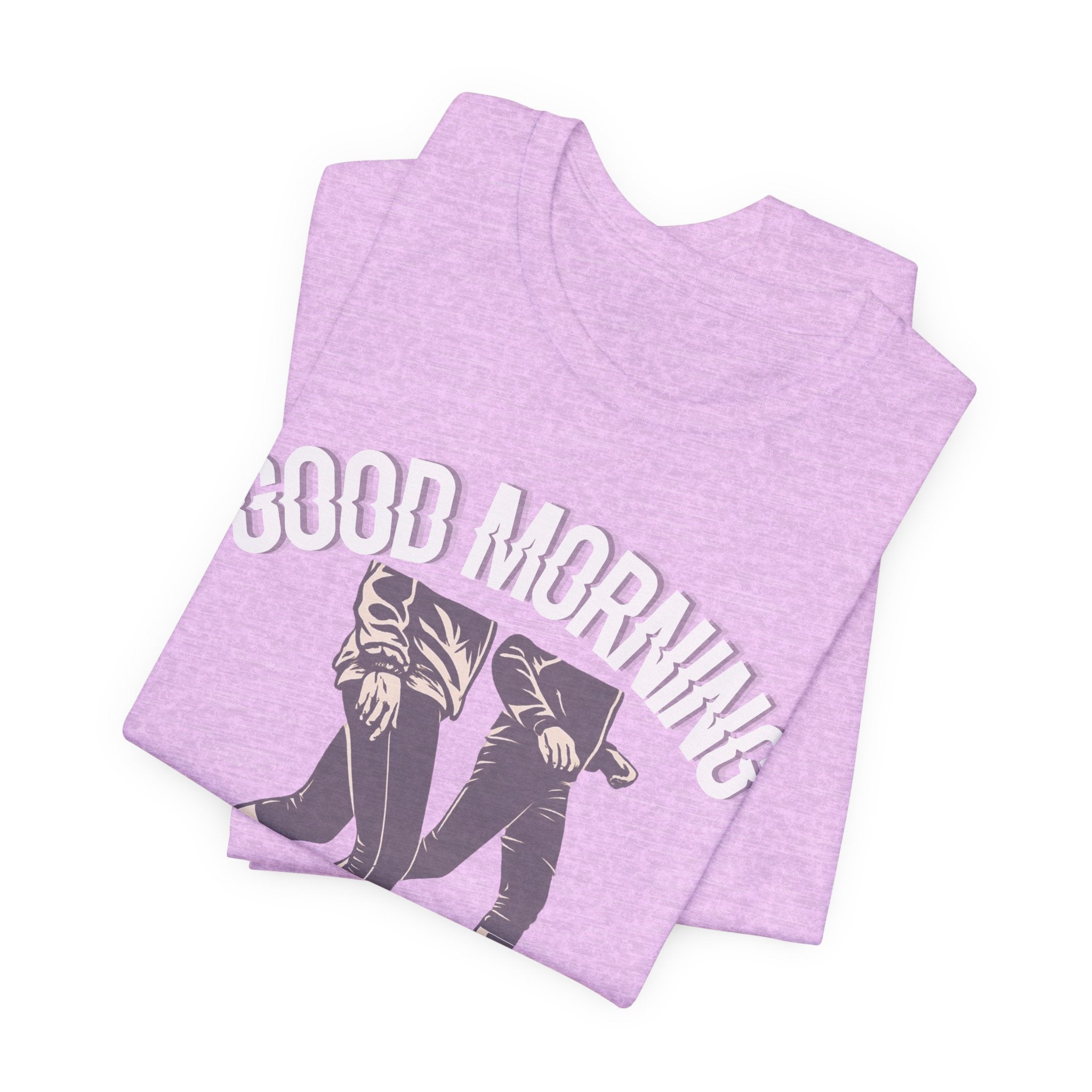 Good Morning Walk Tee — Retro Walking Graphic T-Shirt for Fitness & Morning Strolls