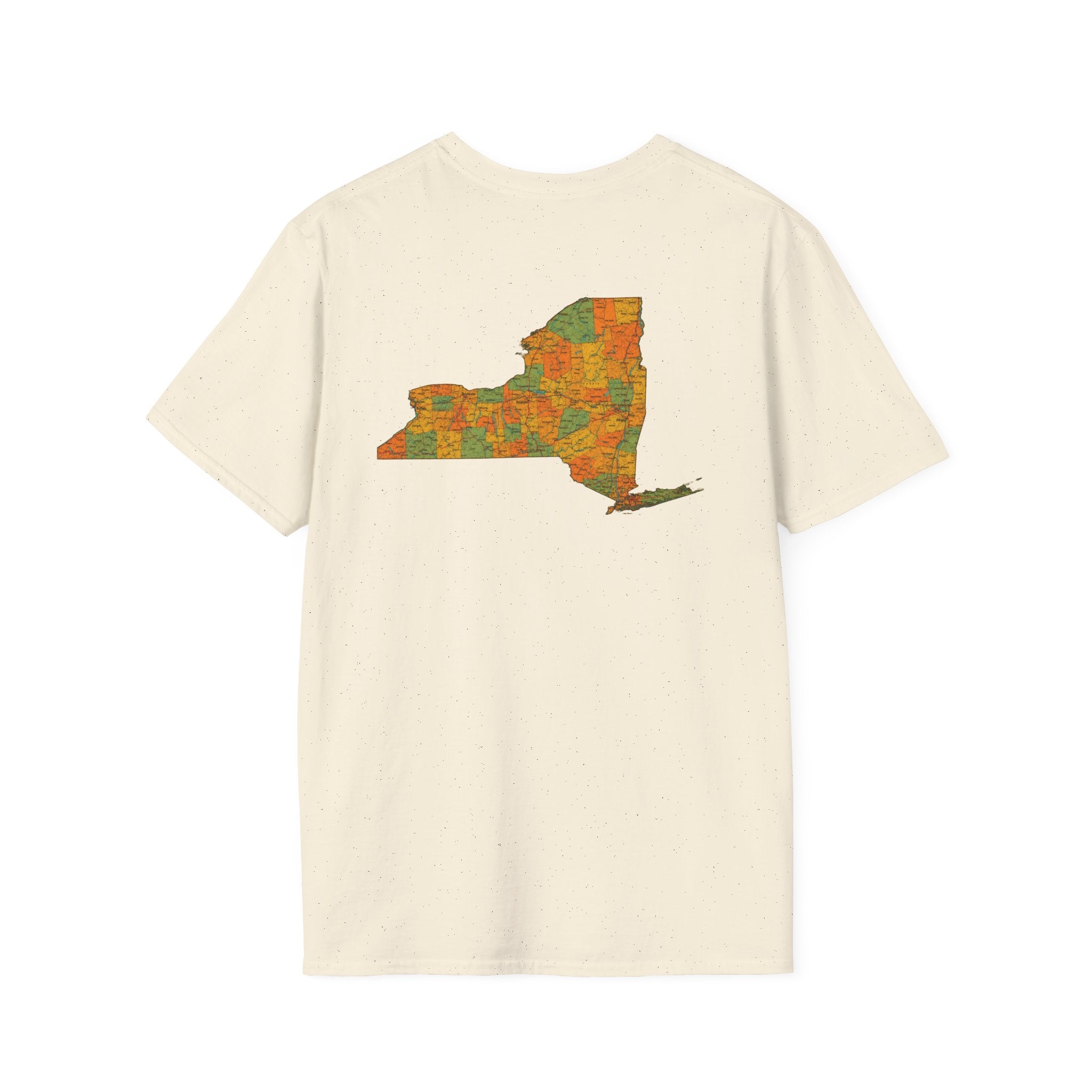 T-Shirt — "Don't Ask 100% Organic" New York Graphic Tee (Vintage Farm / Earthy)