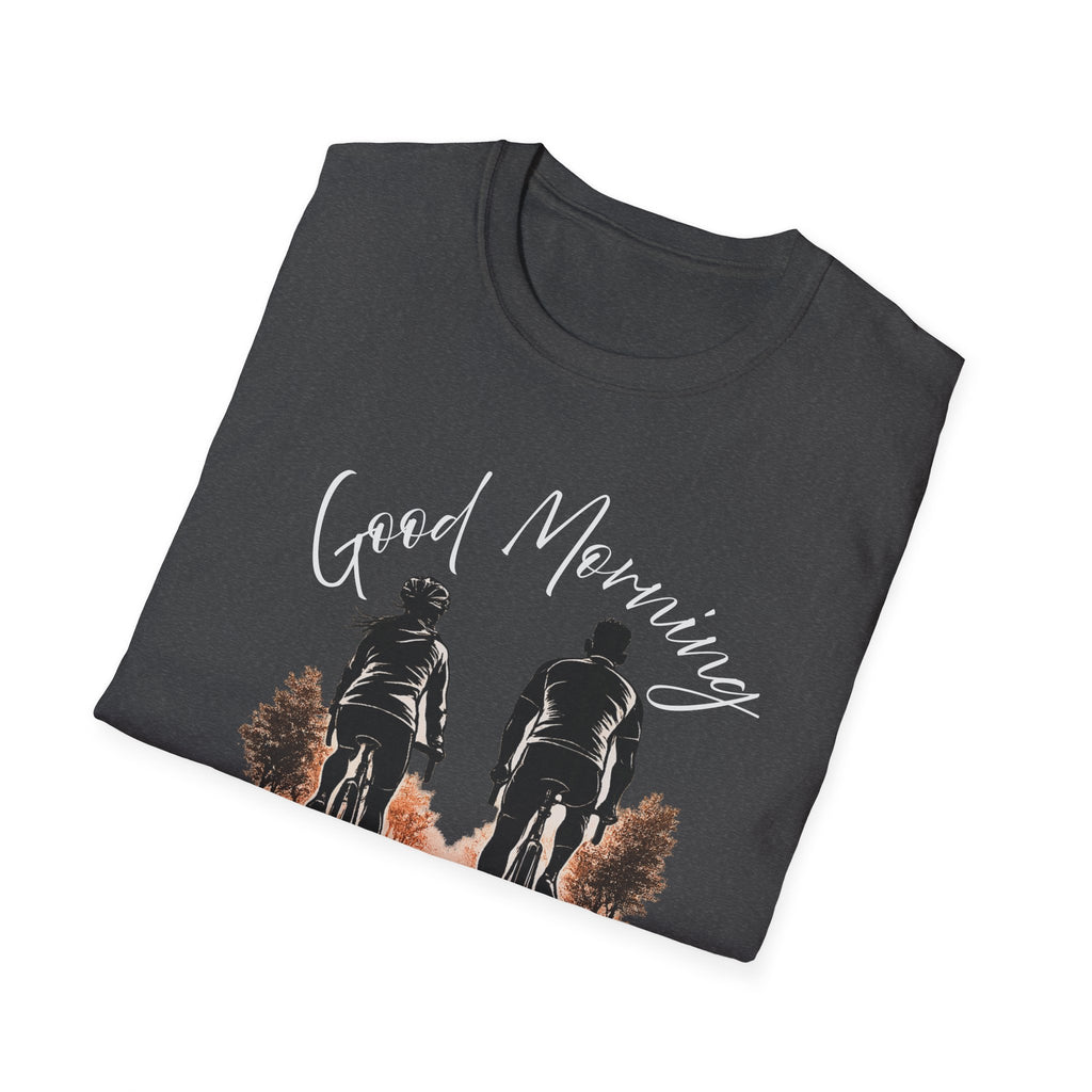 Good Morning Let's Ride T-Shirt — Biker Couple Vintage Graphic Tee