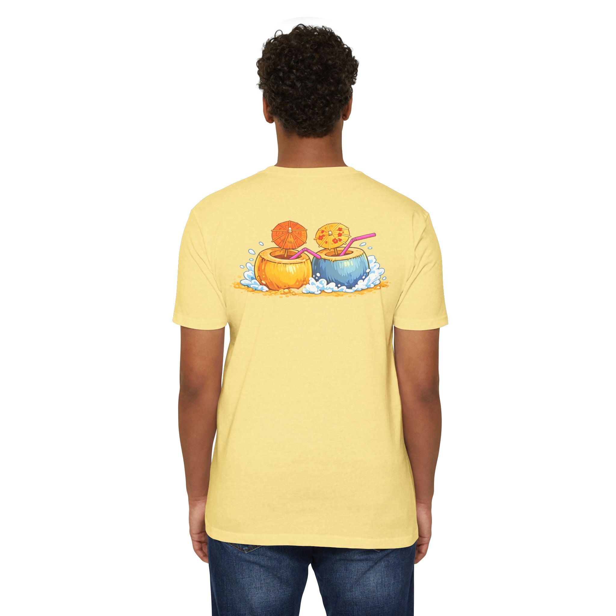"Beaches, Vacations, & Good Drinks" Tropical Drink Tee