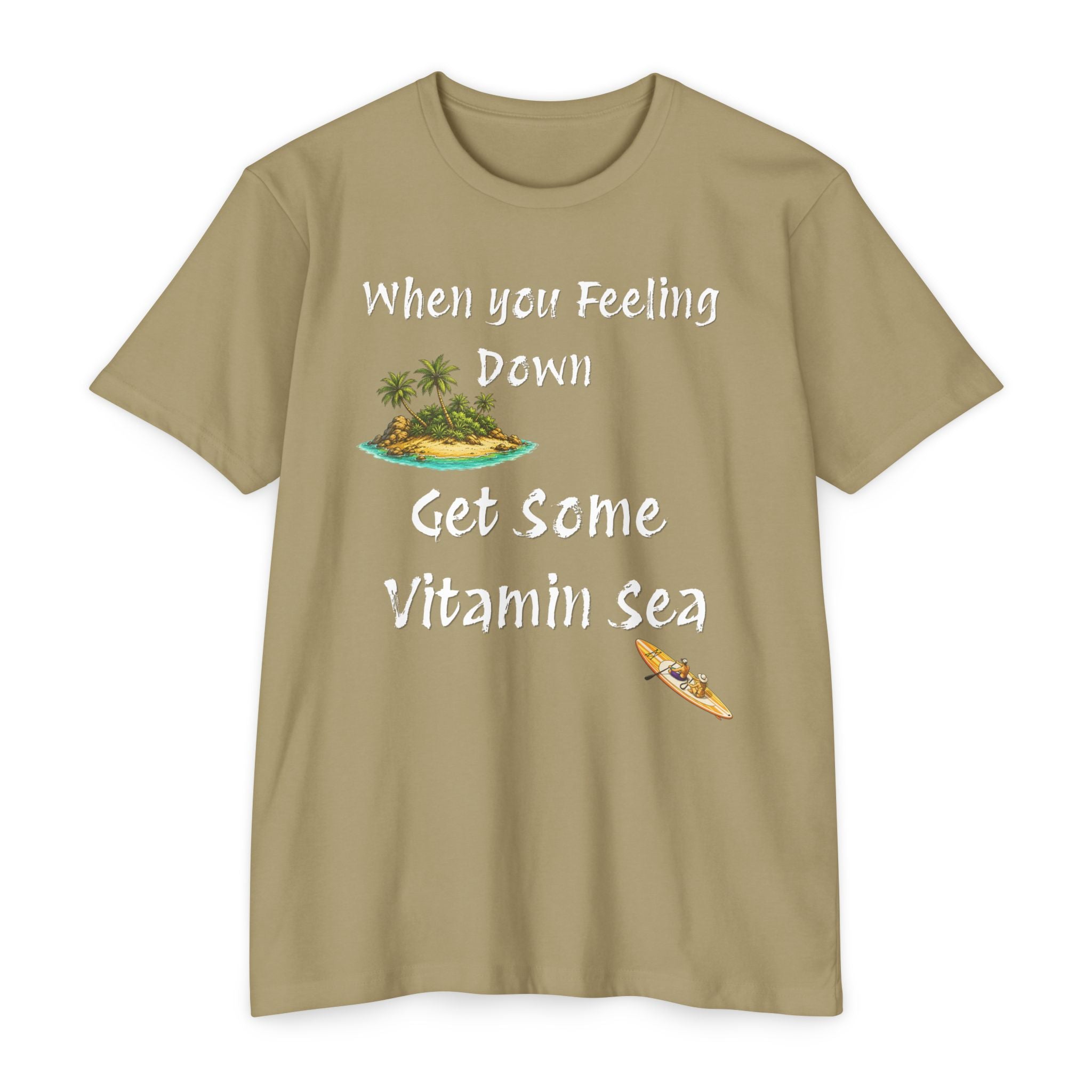 Vitamin Sea T-Shirt — "When You're Feeling Down Get Some Vitamin Sea"