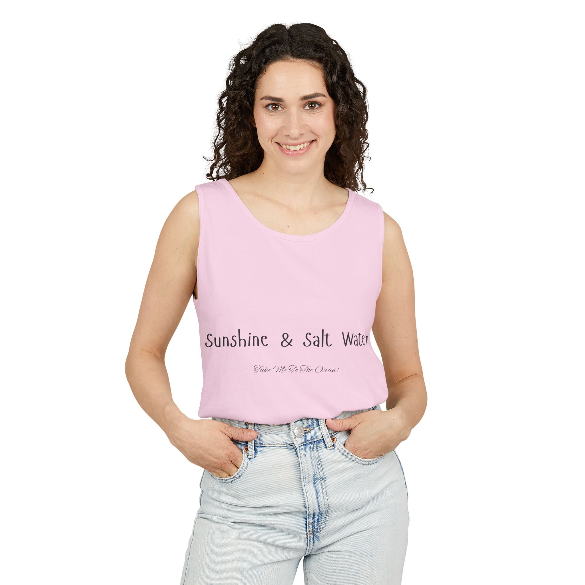 "Sunshine & Salt Water" Beach Graphic