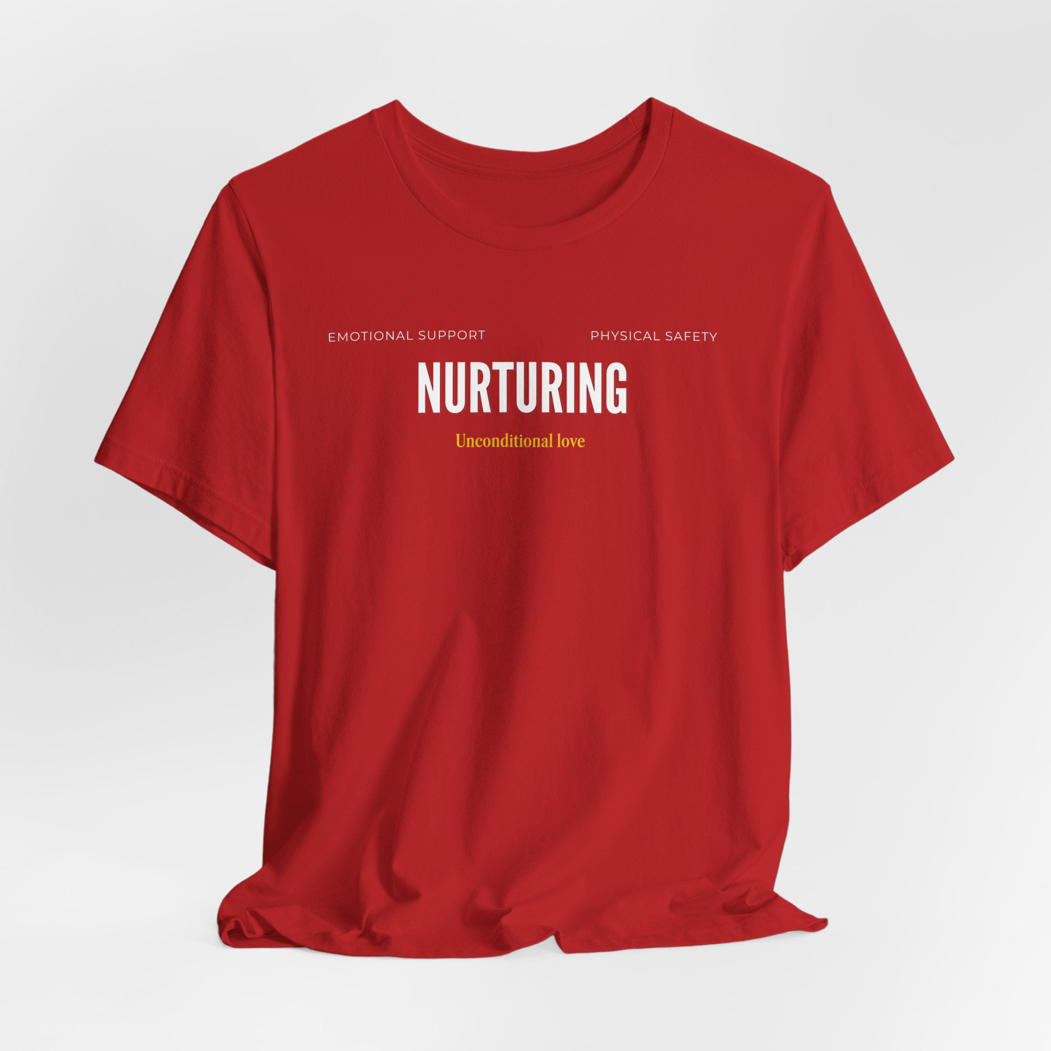 Nurturing Mother Tee — Silhouette Family Short Sleeve Shirt