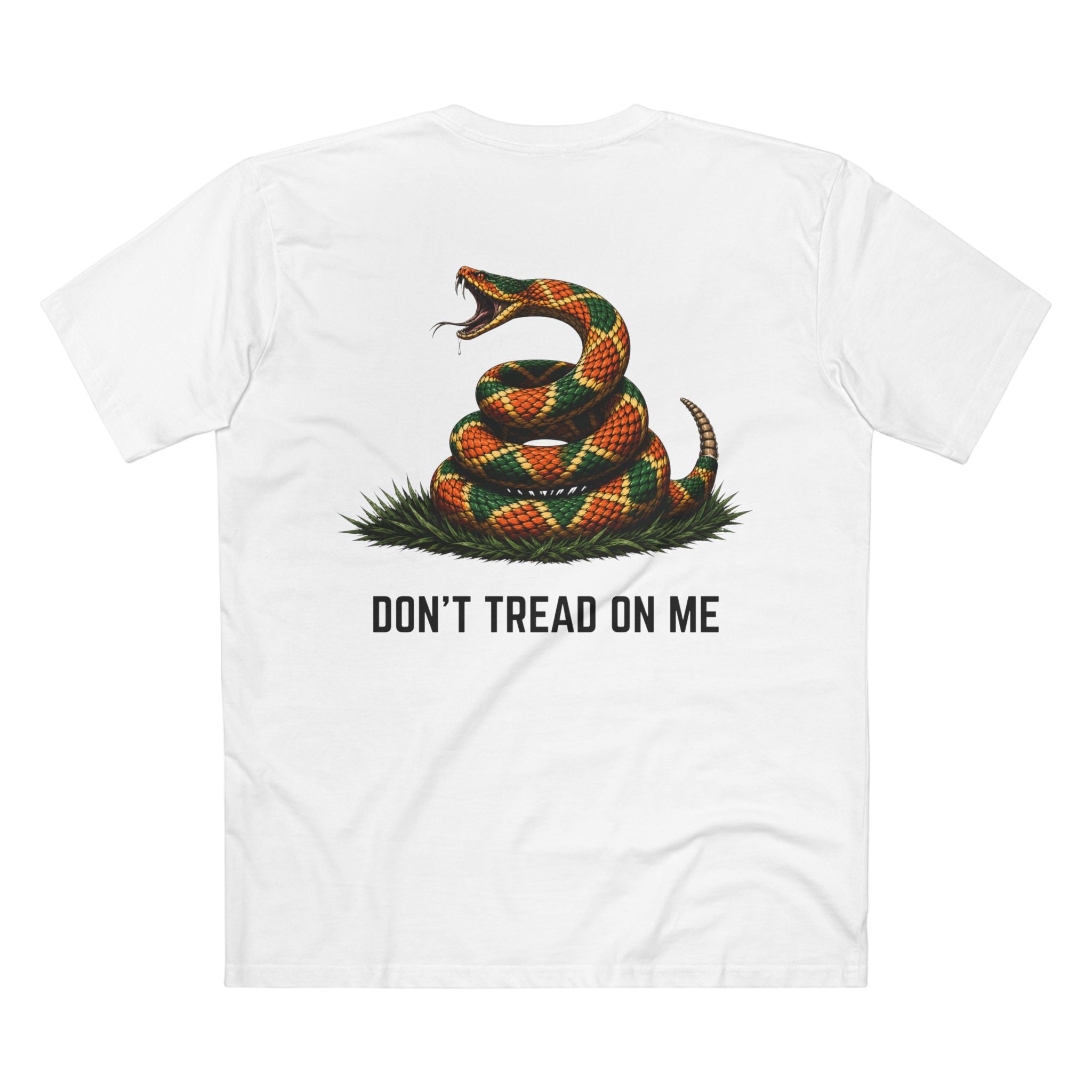 Don't Tread On Me Snake Tee — Patriotic Gadsden Style T-Shirt
