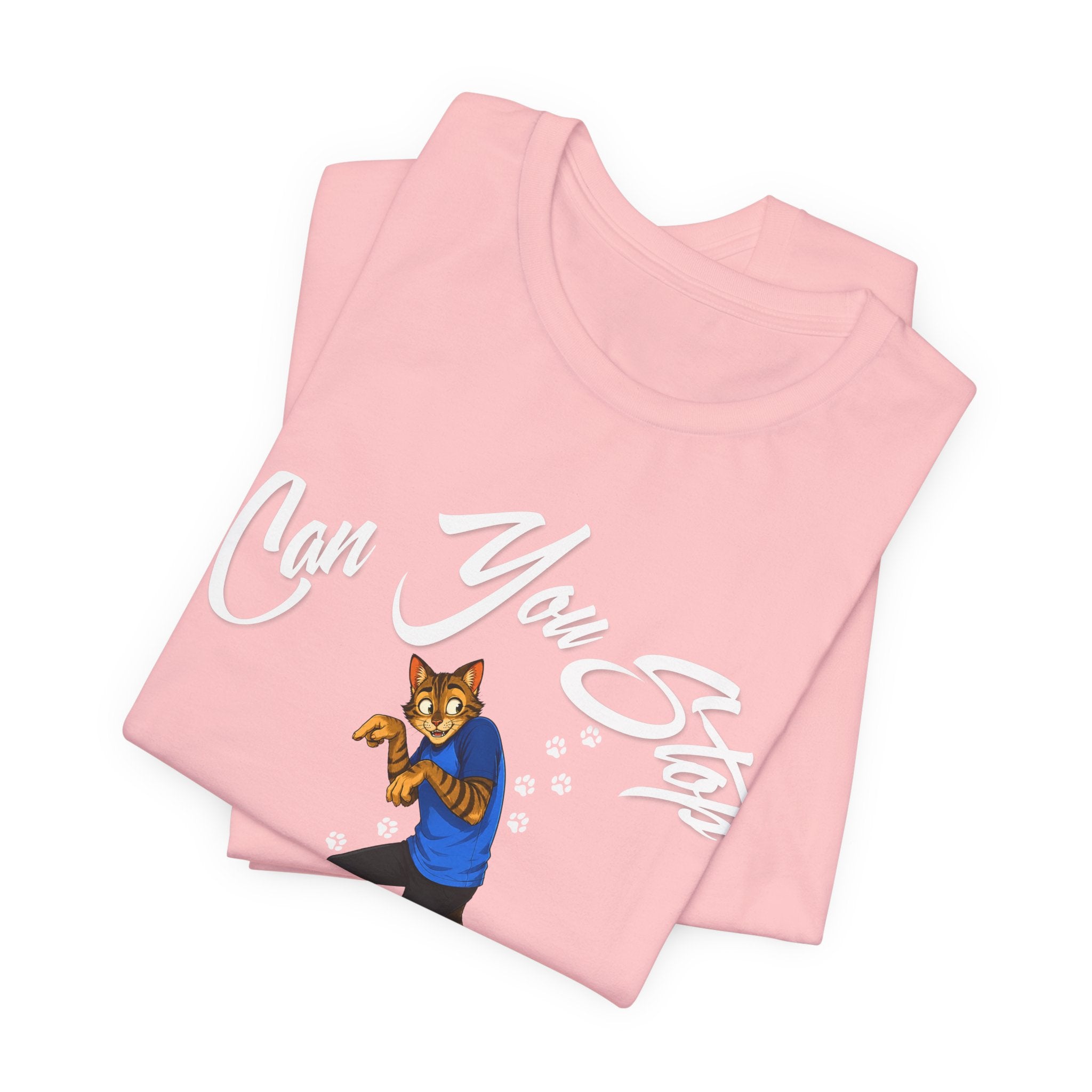 Can You Stop "P" Footing Around??” — Funny Paw Print Tee