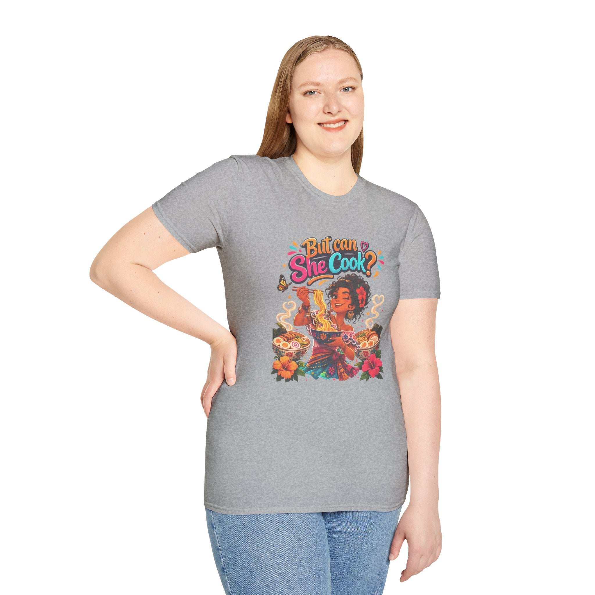 "But Can She Cook?" Retro Chef Graphic Tee