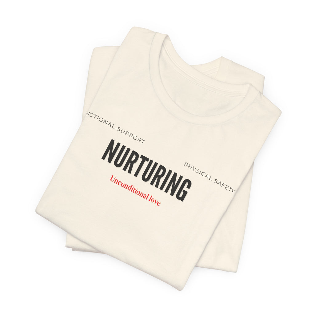 Nurturing Mother Tee — Silhouette Family Short Sleeve Shirt
