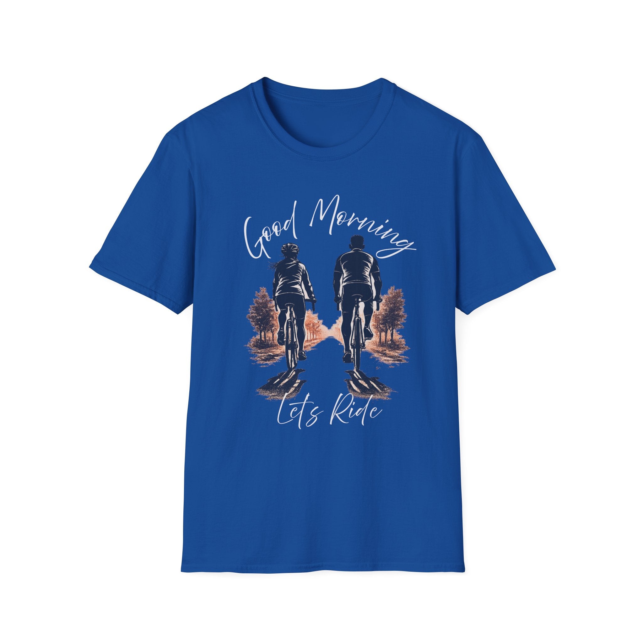 Good Morning Let's Ride T-Shirt — Biker Couple Vintage Graphic Tee