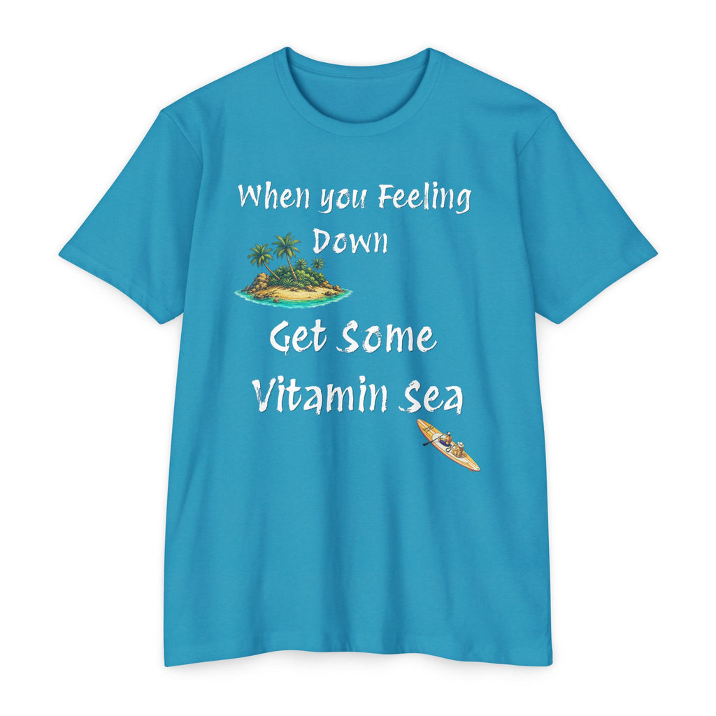 Vitamin Sea T-Shirt — "When You're Feeling Down Get Some Vitamin Sea"