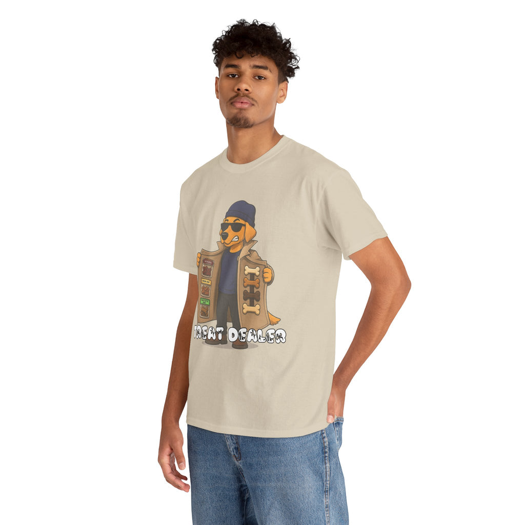 Treat Dealer T-Shirt — Funny Dog Shirt with Paw Print