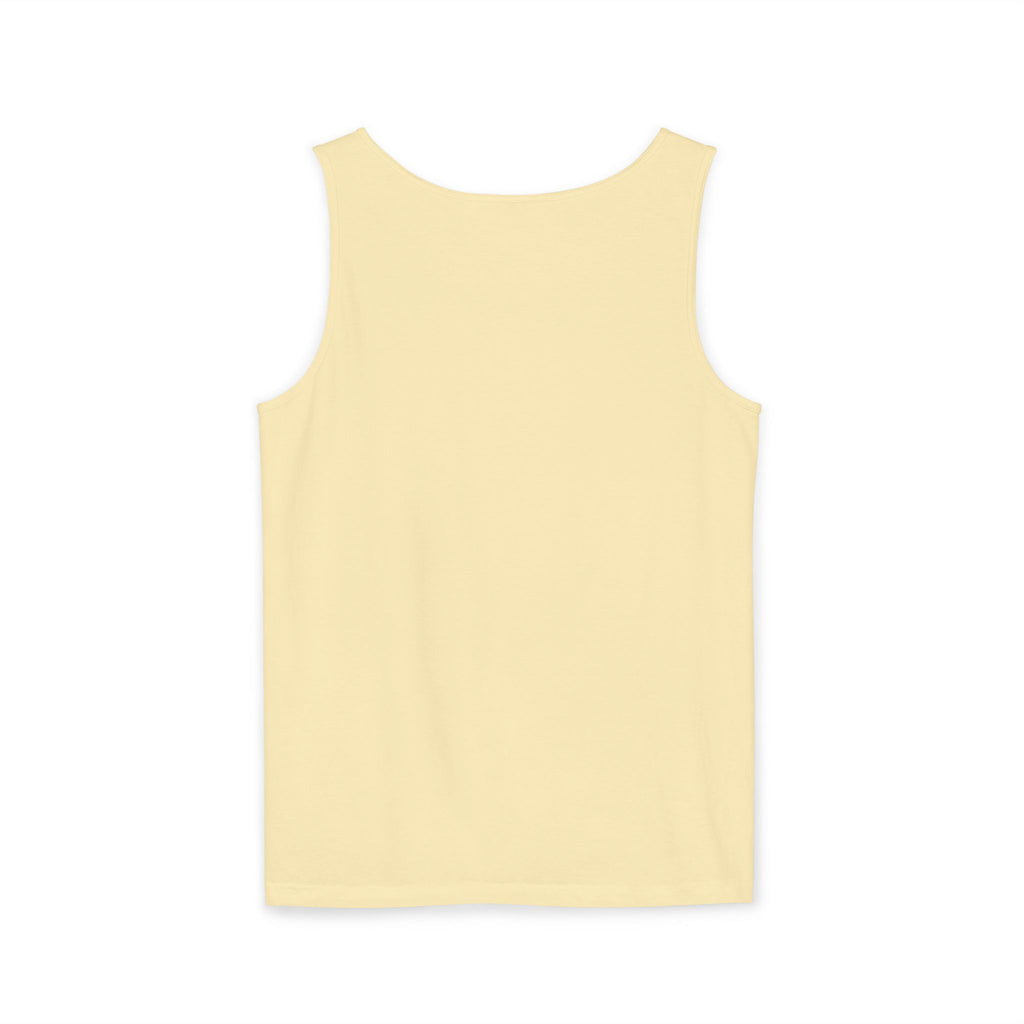 Beach Vibes Tank Top — "It’s Summer Somewhere" Flip-Flop & Sand Graphic