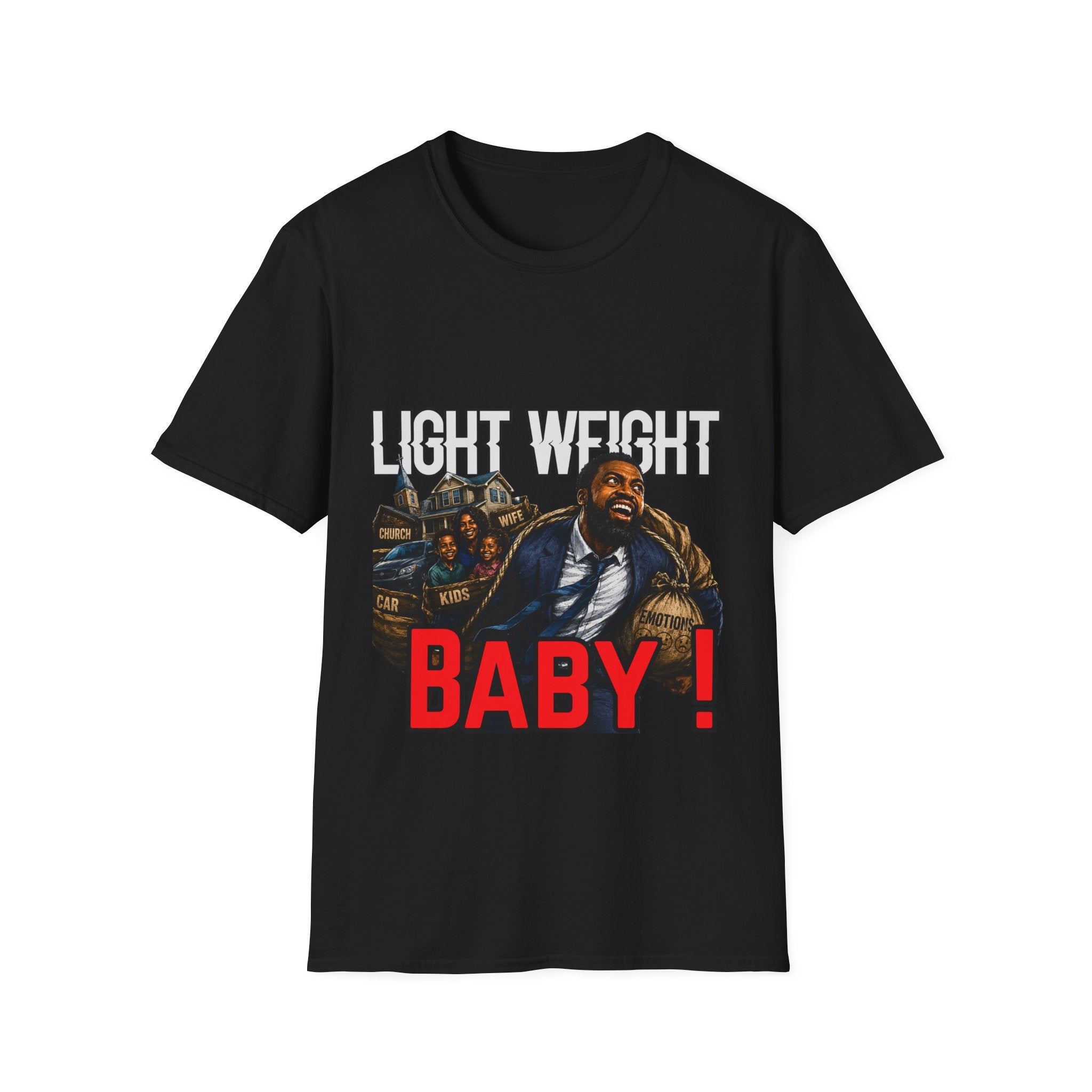 "Light Weight Baby" T‑Shirt – Father Graphic Tee