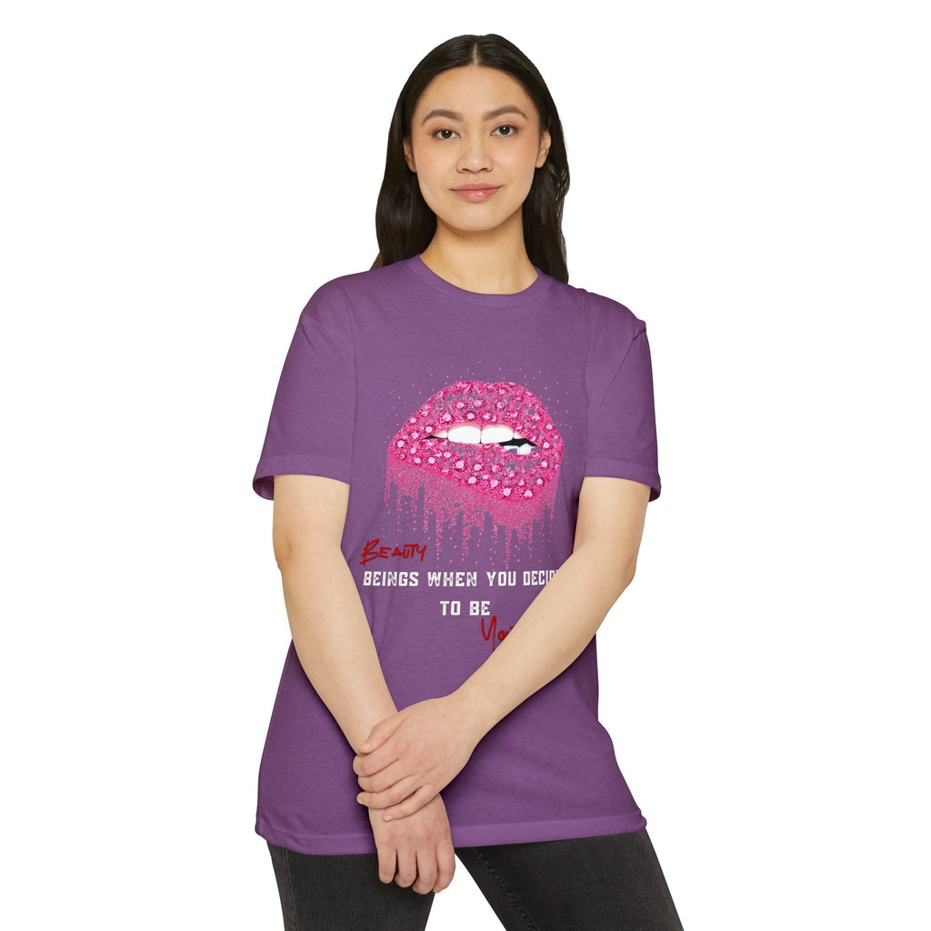 Glitter Lip  "Beauty Beings When You Decide to Be Yourself"