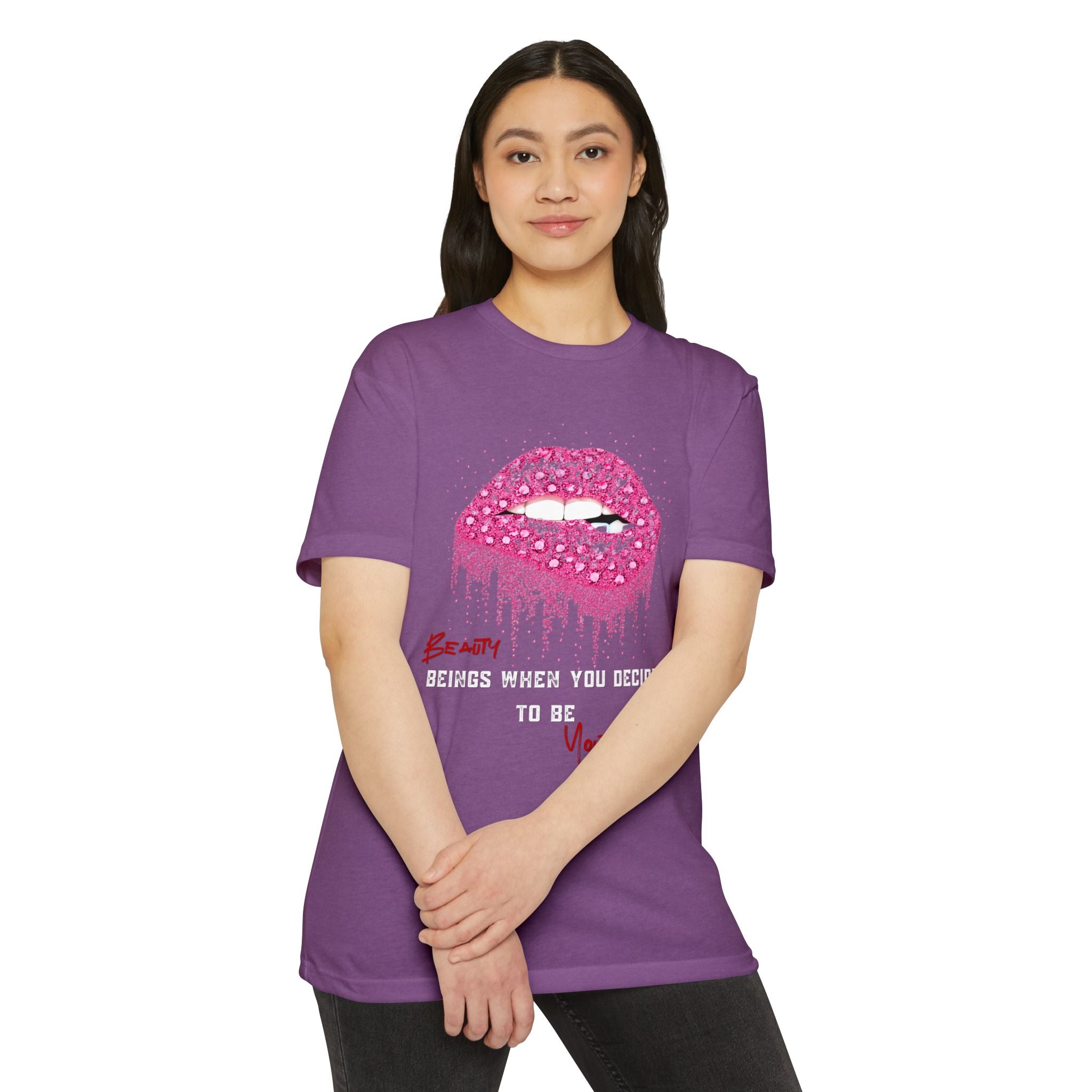 Glitter Lip  "Beauty Beings When You Decide to Be Yourself"