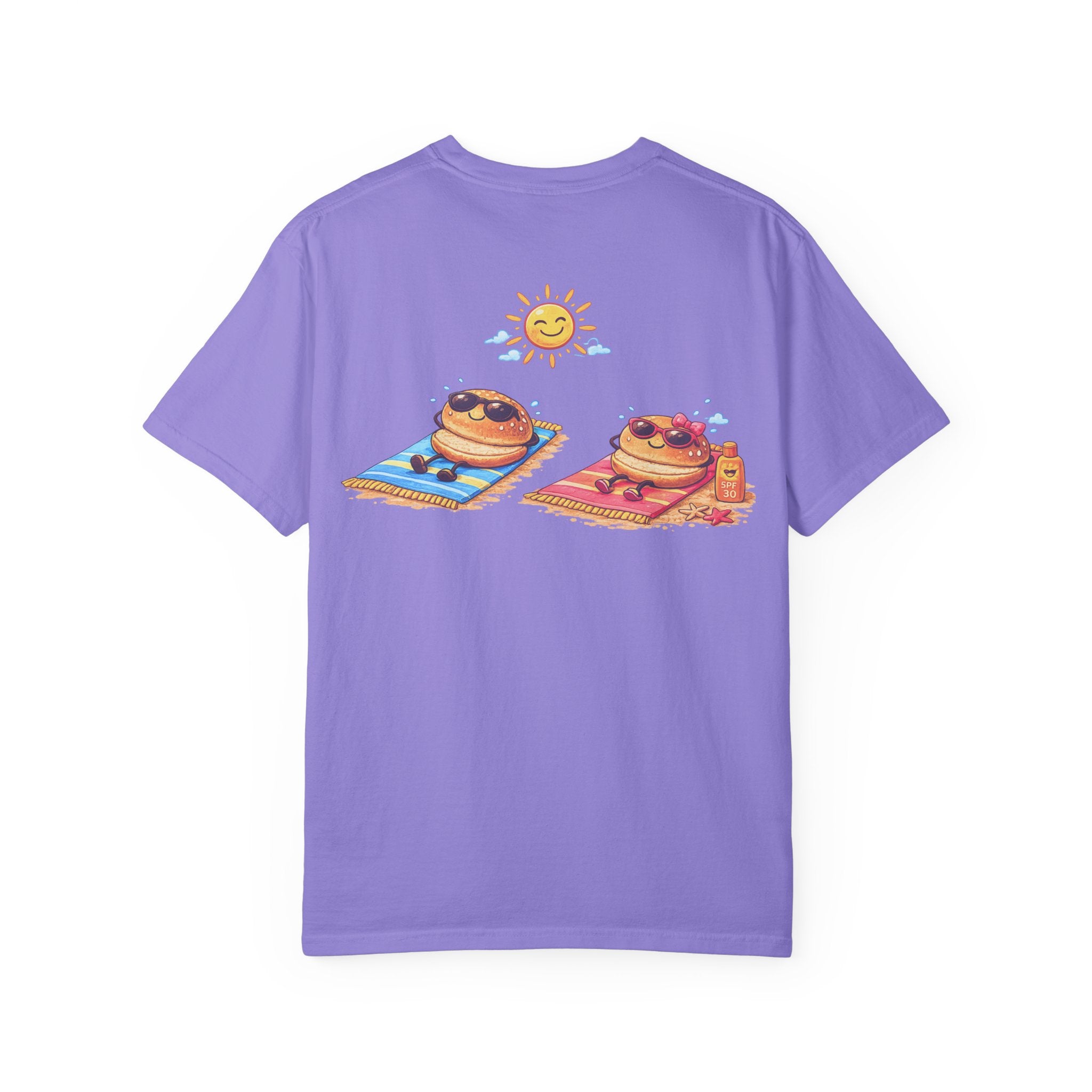 Suns Out Buns Out T-Shirt — Funny Burger Beach Tee