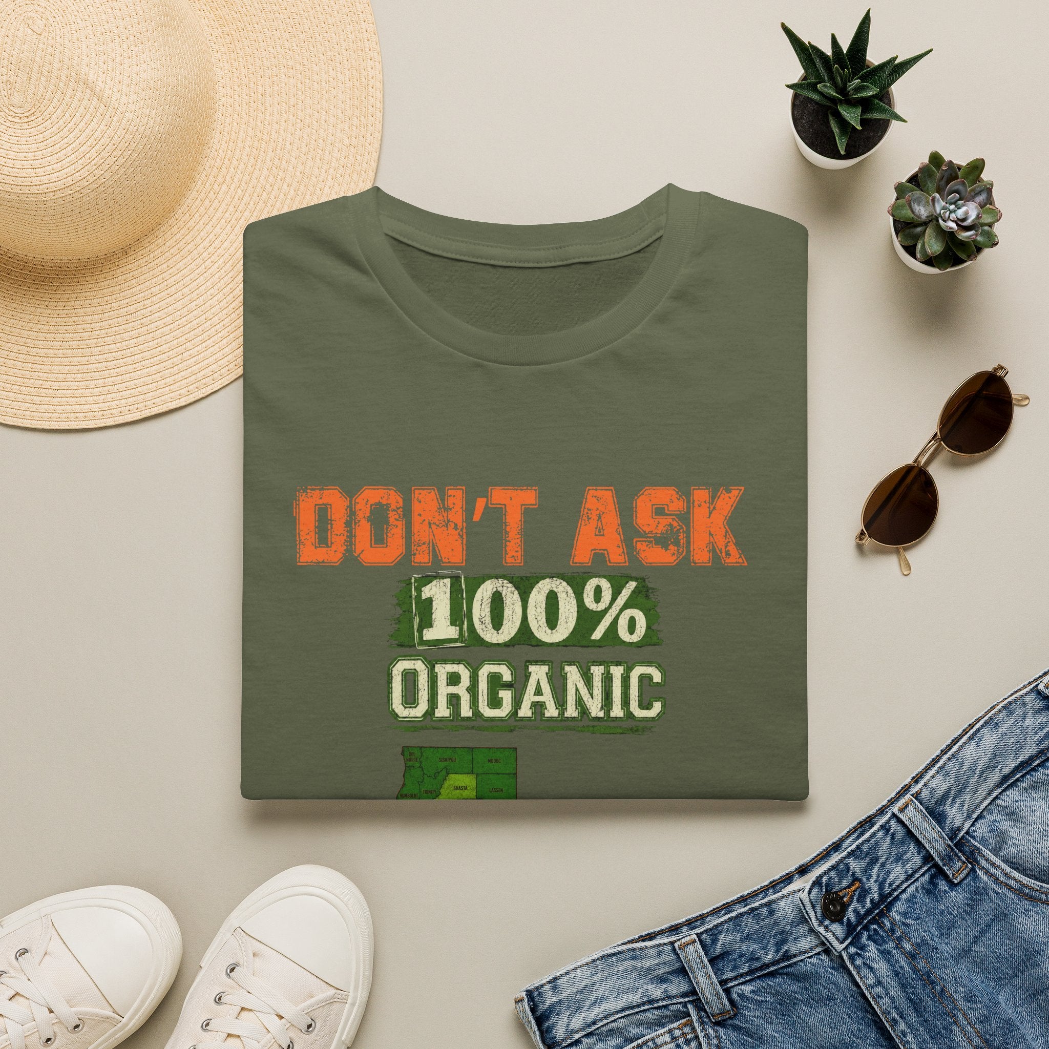 Don't Ask 100% Organic California T-Shirt