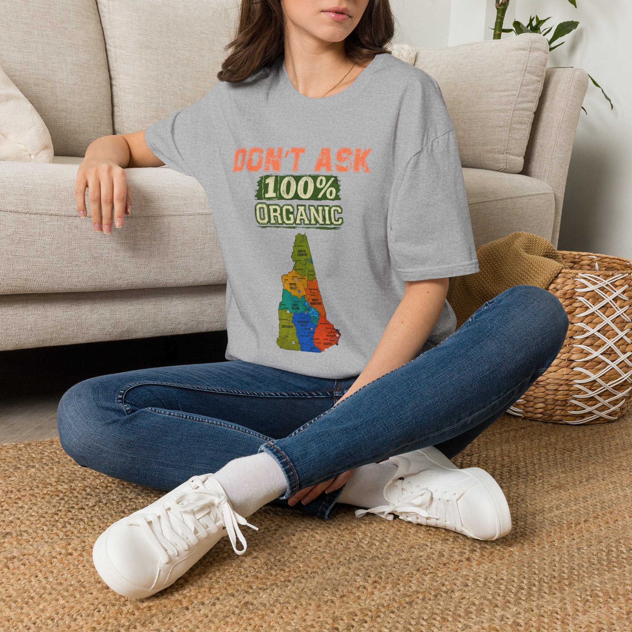 Don't Ask 100% Organic Idaho T-Shirt — Funny State Pride Tee