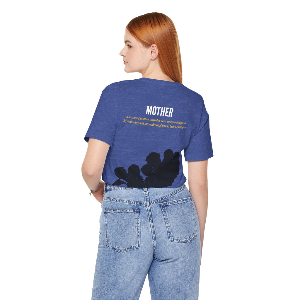Nurturing Mother Tee — Silhouette Family Short Sleeve Shirt