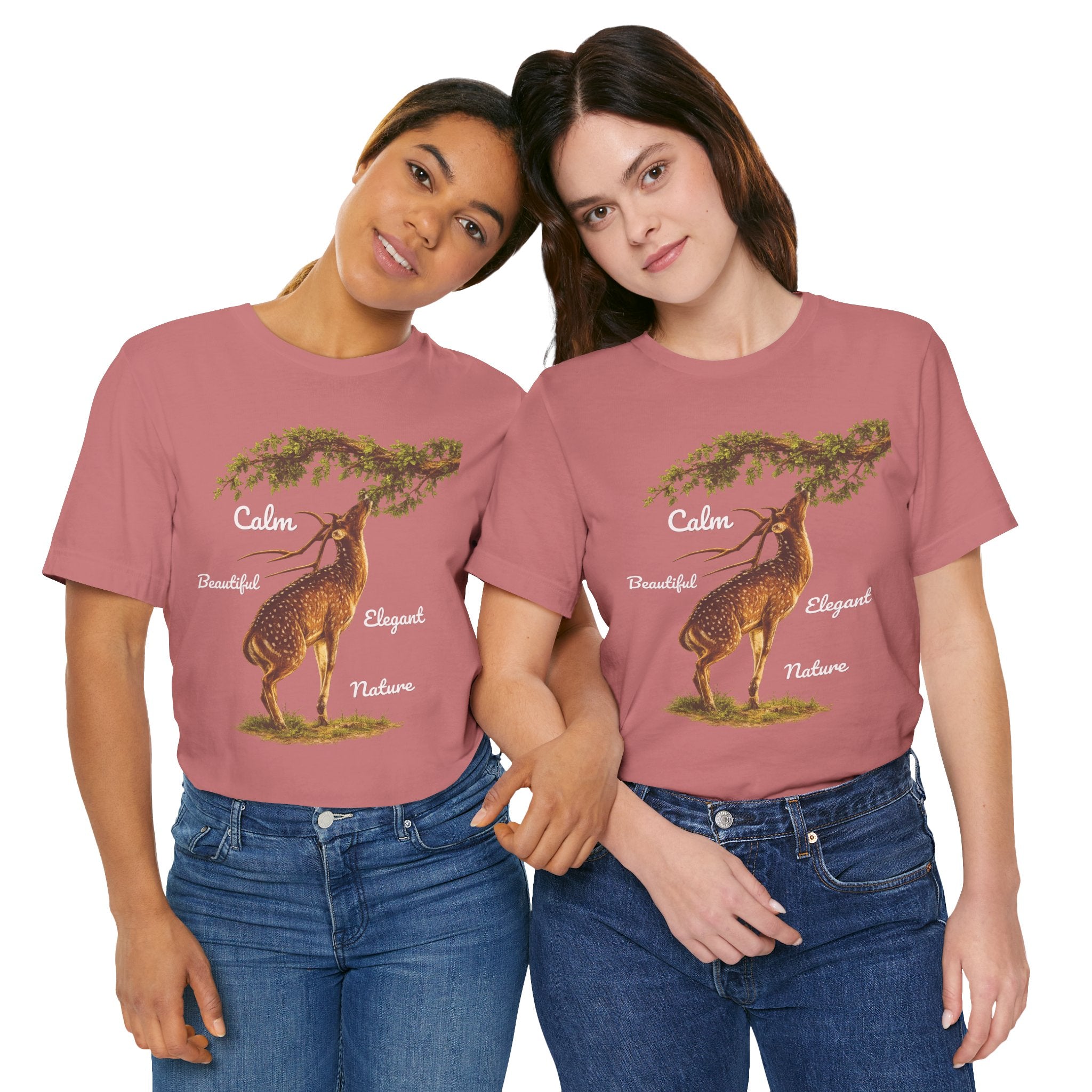 Calm Elegant Nature Deer T-Shirt