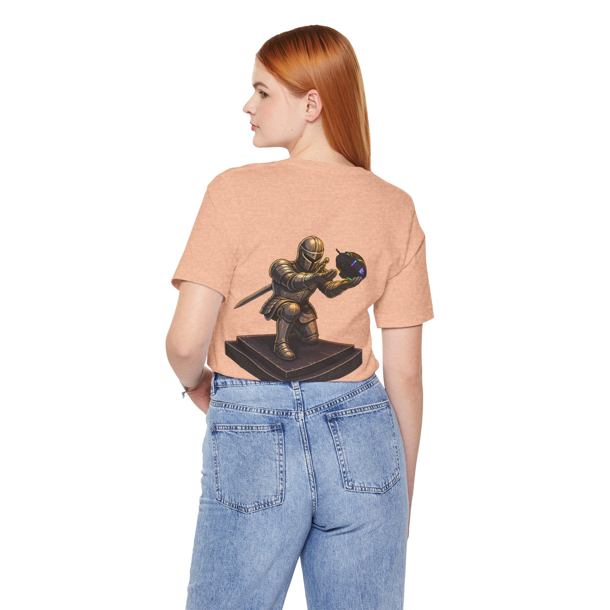 "Let Me Put You On Game" PC Mouse— Retro Gamer Knight Graphic Tee