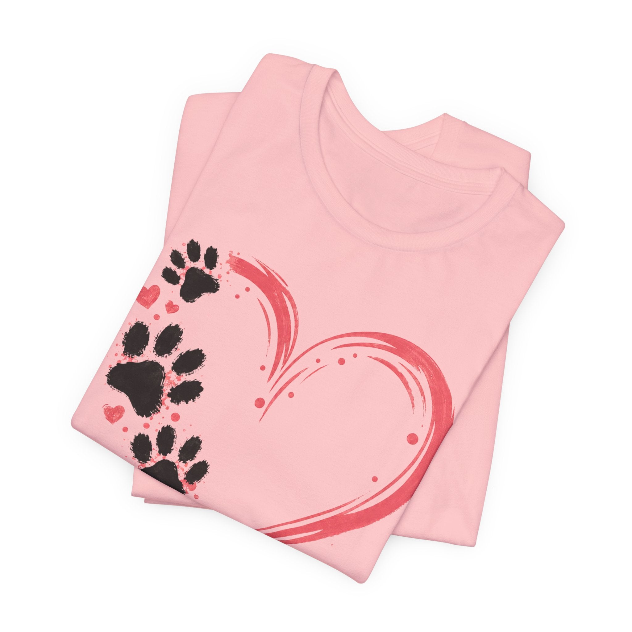 “All You Need Is Love & Dogs” Heart Paw Tee