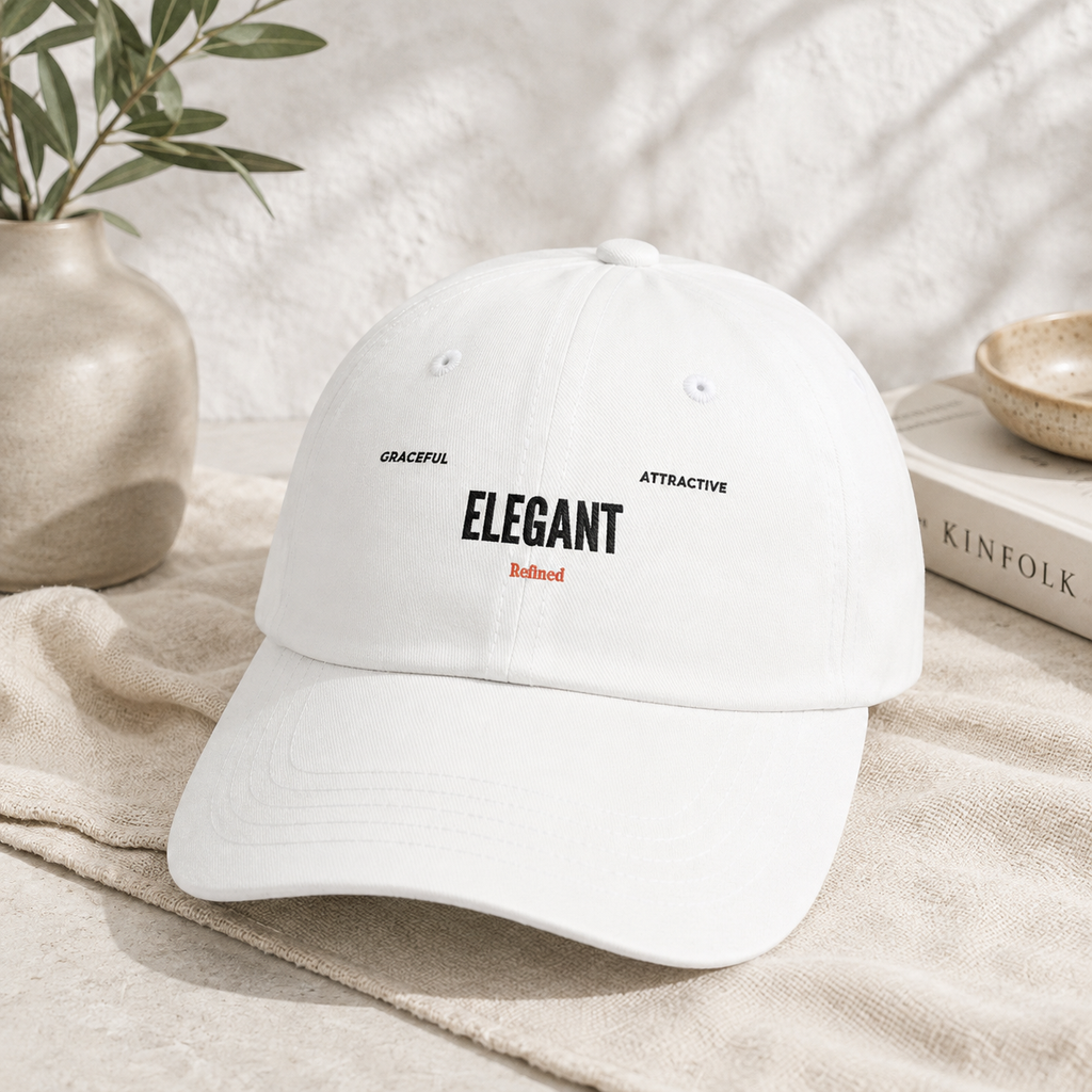 ELEGANT White Baseball Hat