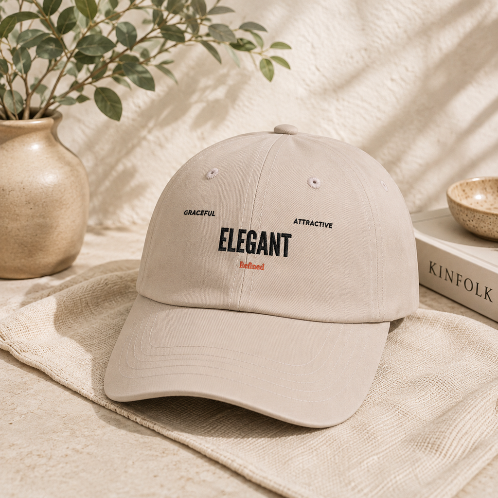 ELEGANT White Baseball Hat