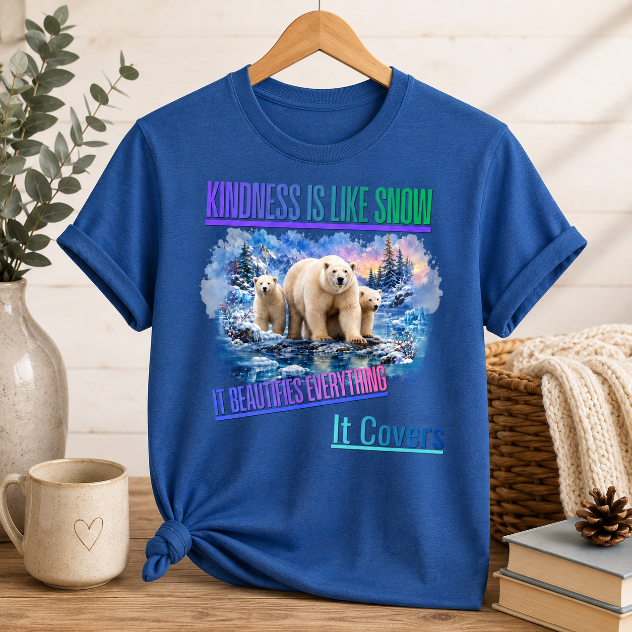 Kindness Is Like Snow Polar Bear T-Shirt