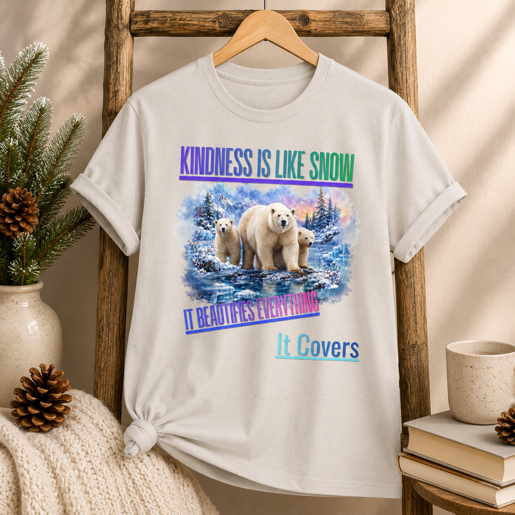 Kindness Is Like Snow Polar Bear T-Shirt