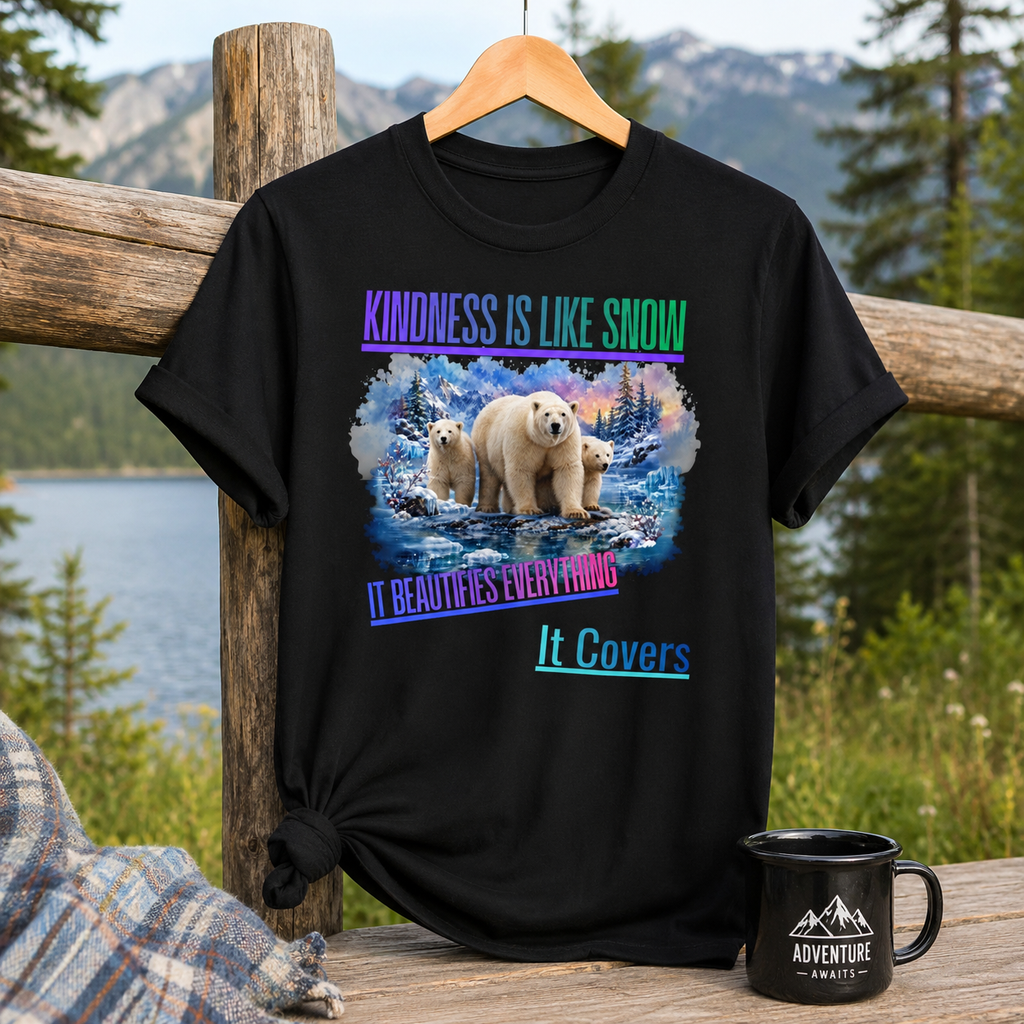 Kindness Is Like Snow Polar Bear T-Shirt