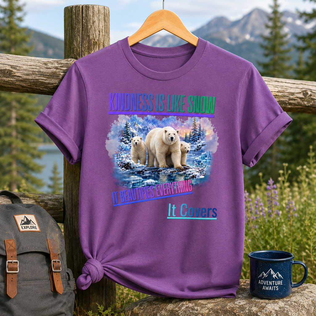 Kindness Is Like Snow Polar Bear T-Shirt