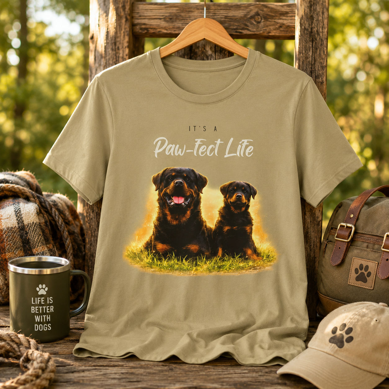 Paw-fect Life Rottweiler T-Shirt