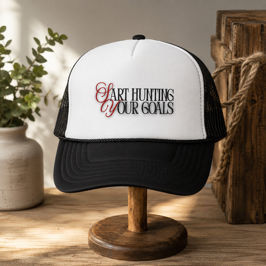“Start Hunting Your Goals” Motivational Mesh Cap