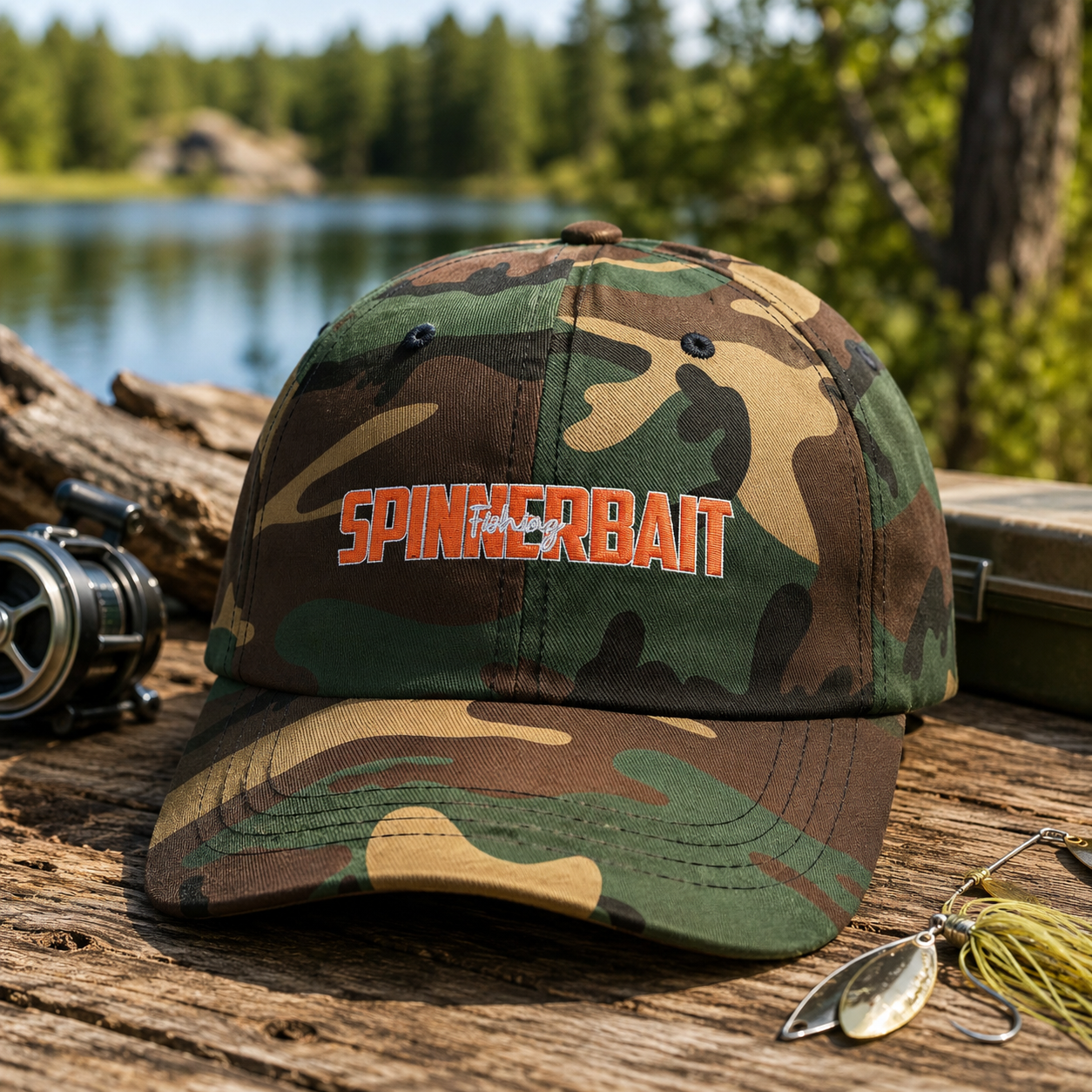 "SPINNERBAIT" Embroidered Fishing Hat