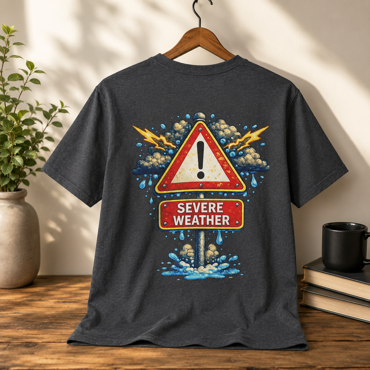 Weather Alert T-Shirt  " It's Raining Cats & Dogs"