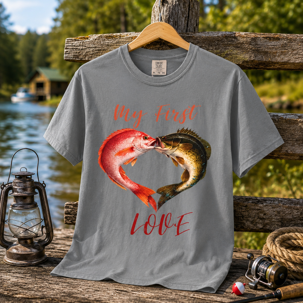 “My First Love” Fishing Design