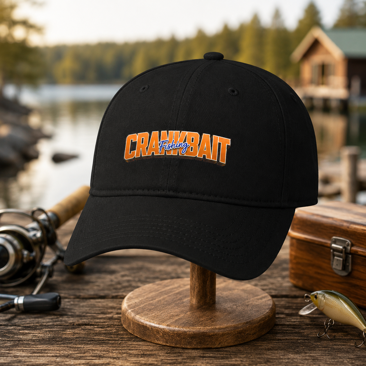 CrankBait Fishing Low Profile Baseball Cap