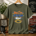 Funny “Yes I’m at that age Now” T-Shirt — Humorous Milestone Tee with Check Engine Icon