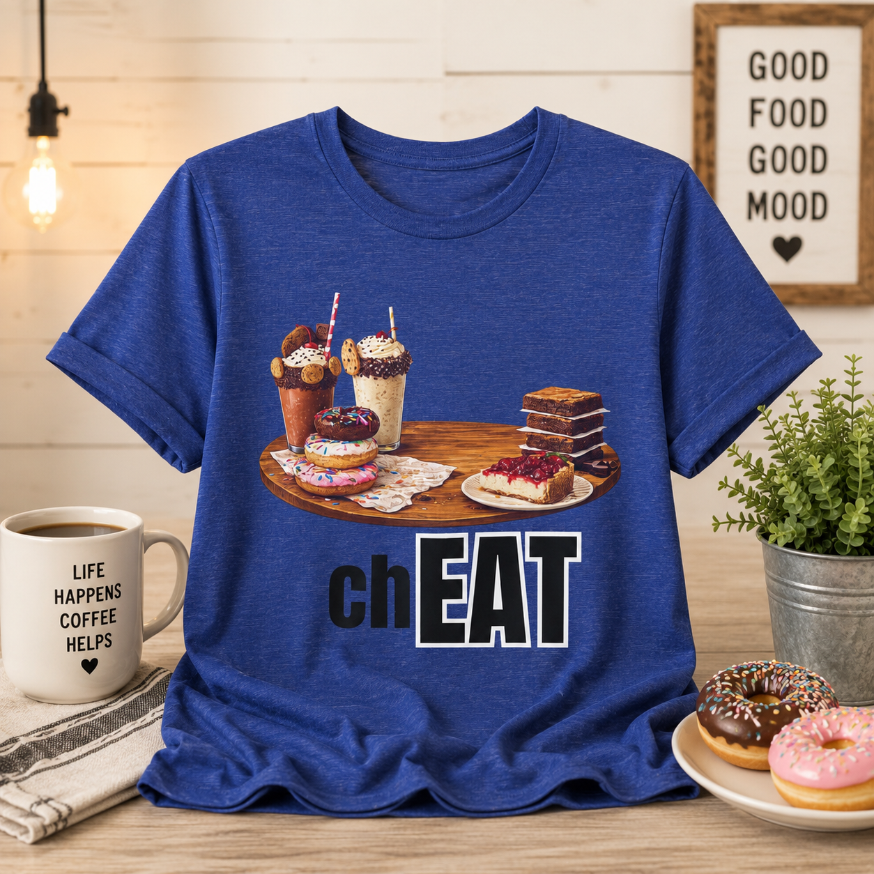Funny Cheat Day Food T-Shirt
