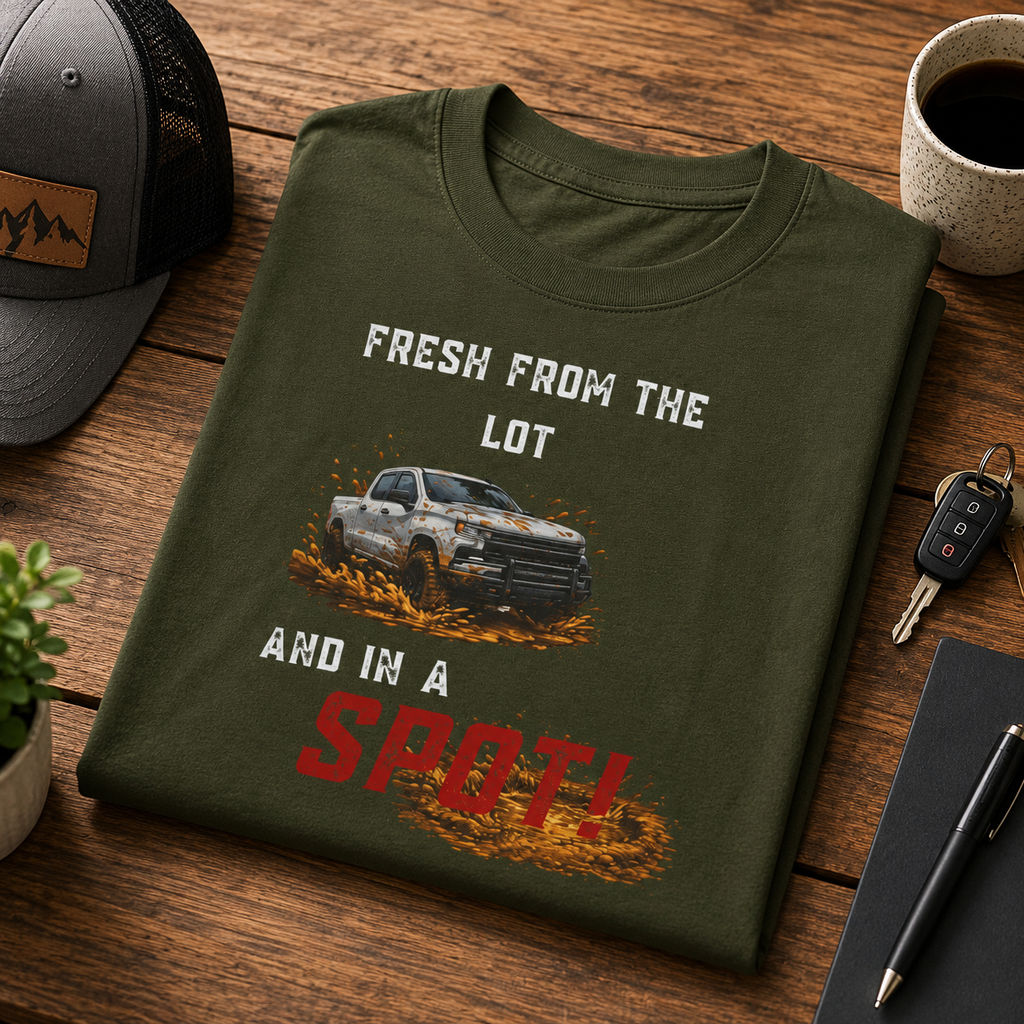 Fresh From The Lot and in a Spot! (Real Trucks Eat Mud)