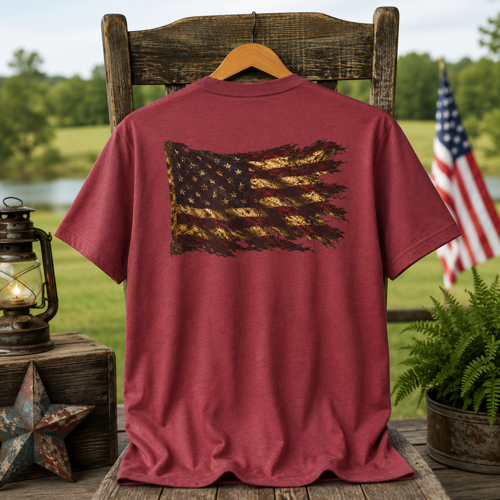Don't Tread On Me T-Shirt - Flag & Constitution Graphic