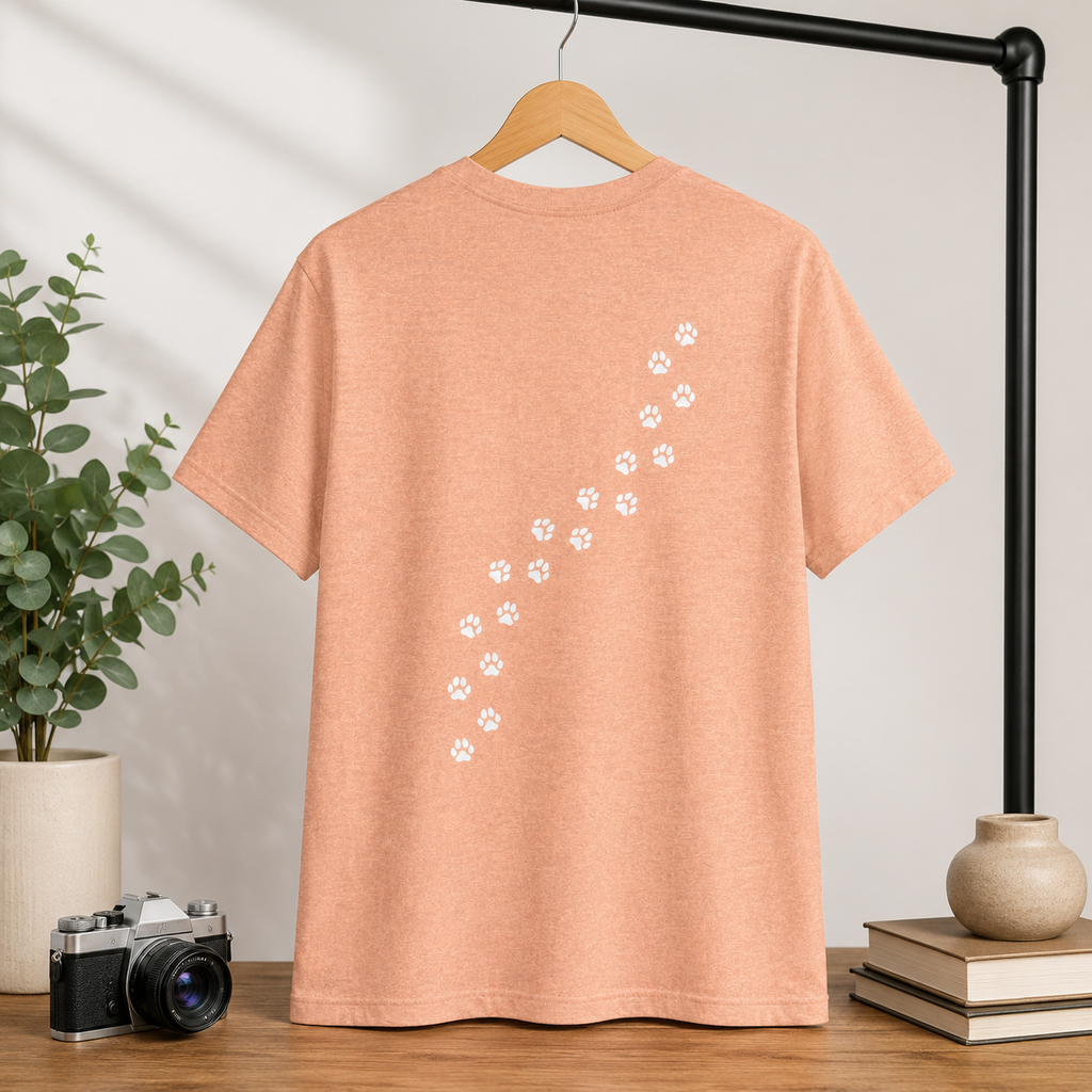 Can You Stop "P" Footing Around??” — Funny Paw Print Tee