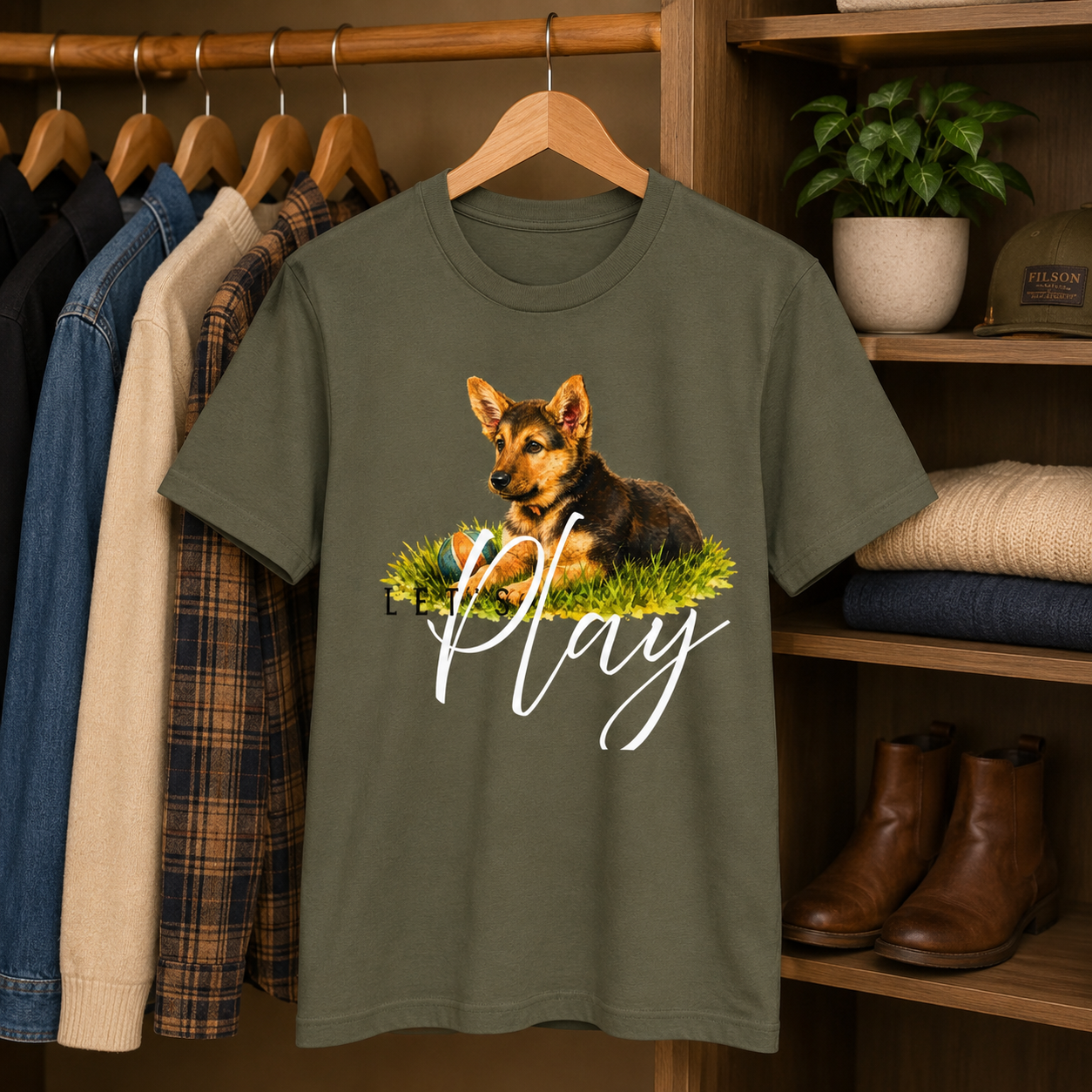 Cute Puppy Graphic Tee for Dog Lovers
