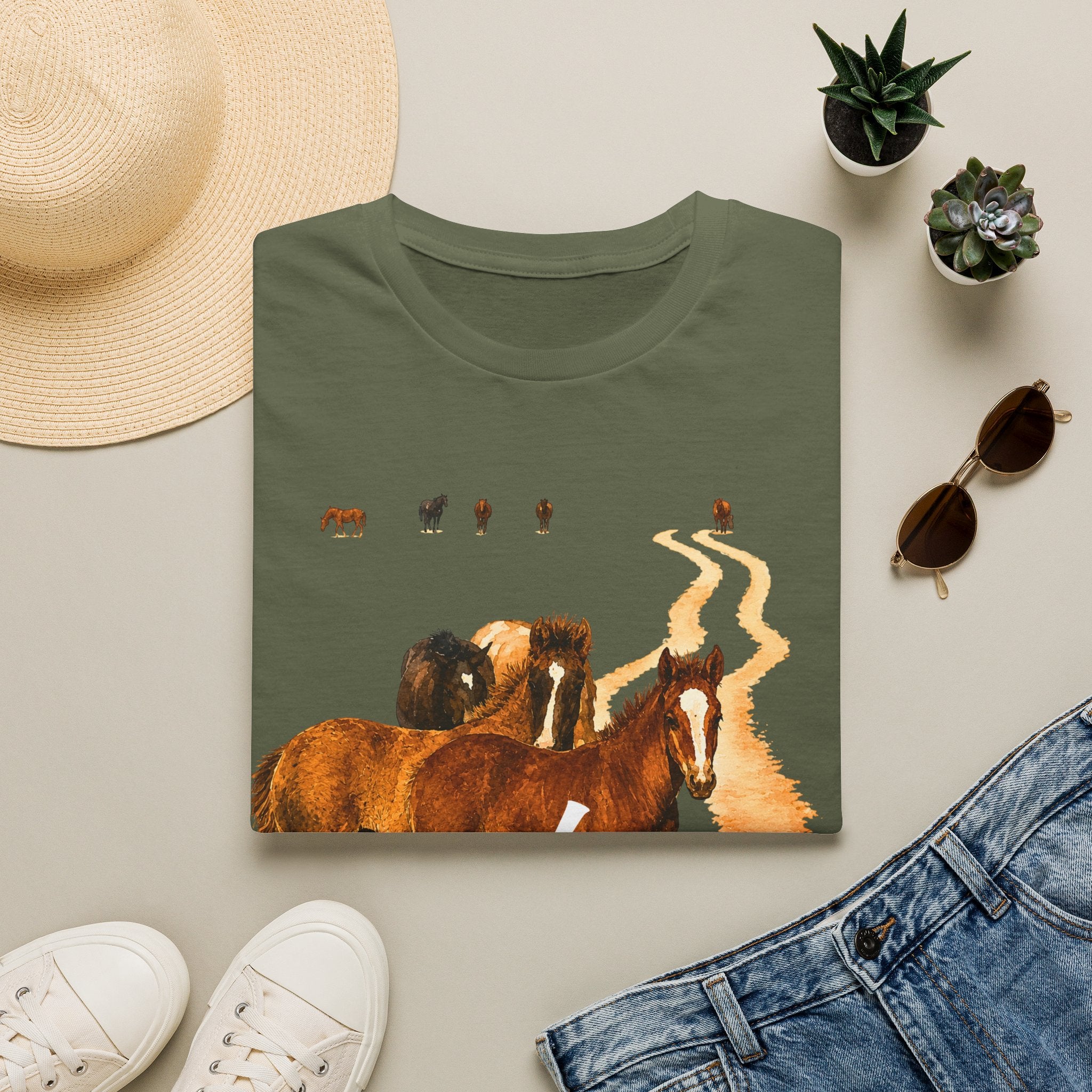 Horse Ranch Wild & Free Graphic Tee