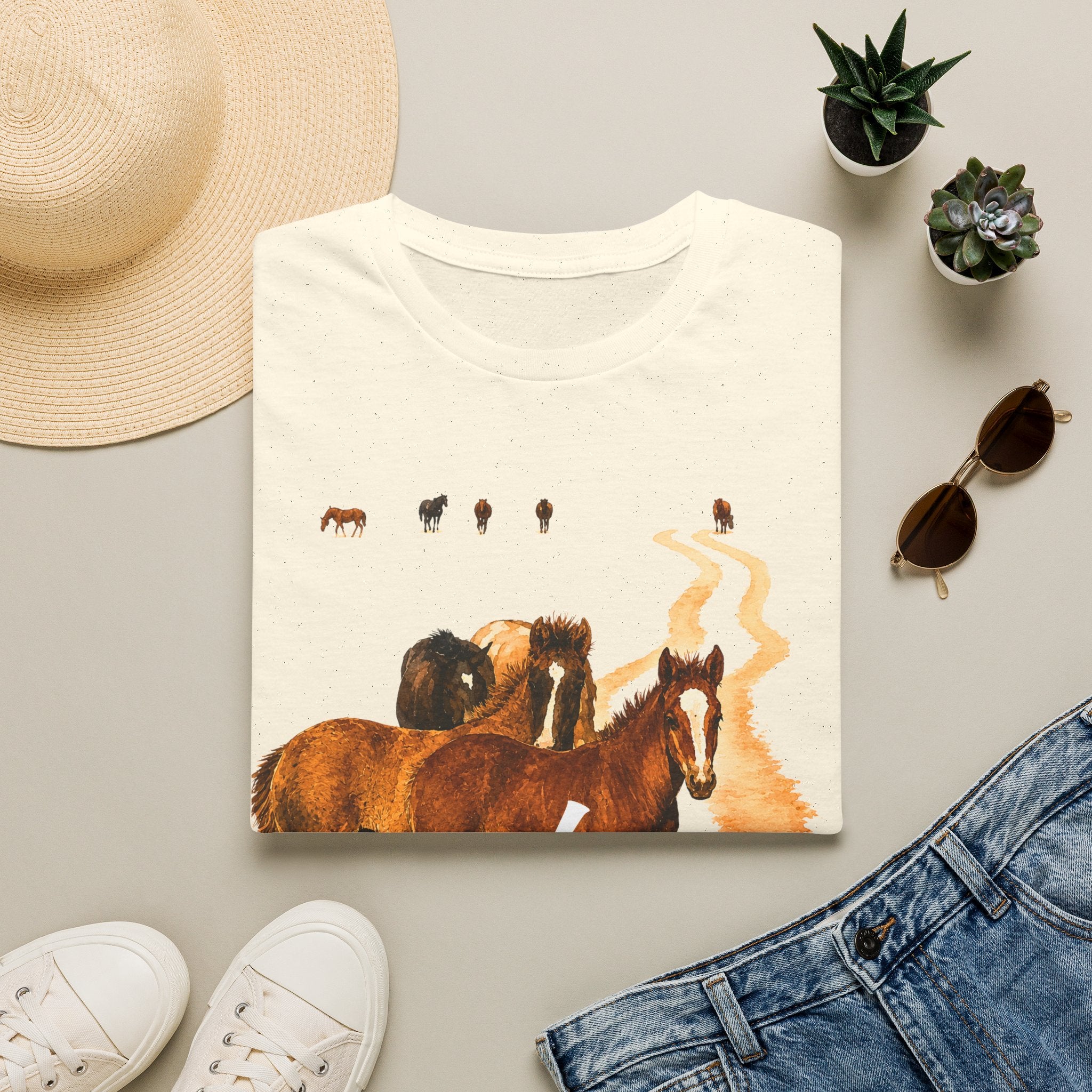Horse Ranch Wild & Free Graphic Tee